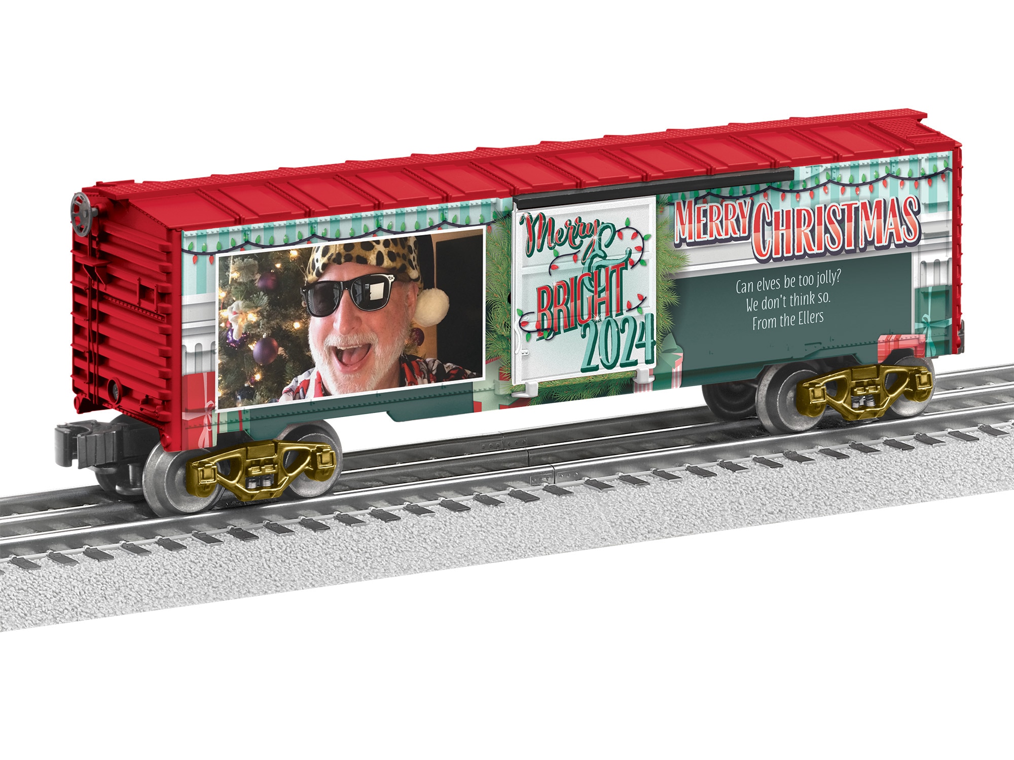2024 Christmas Personalized Boxcar